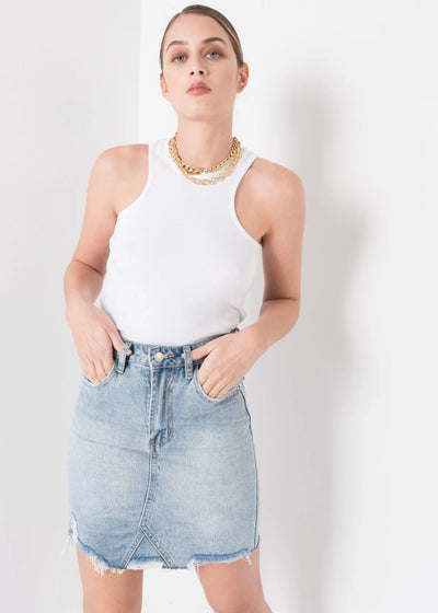 FALDA MINI DENIM