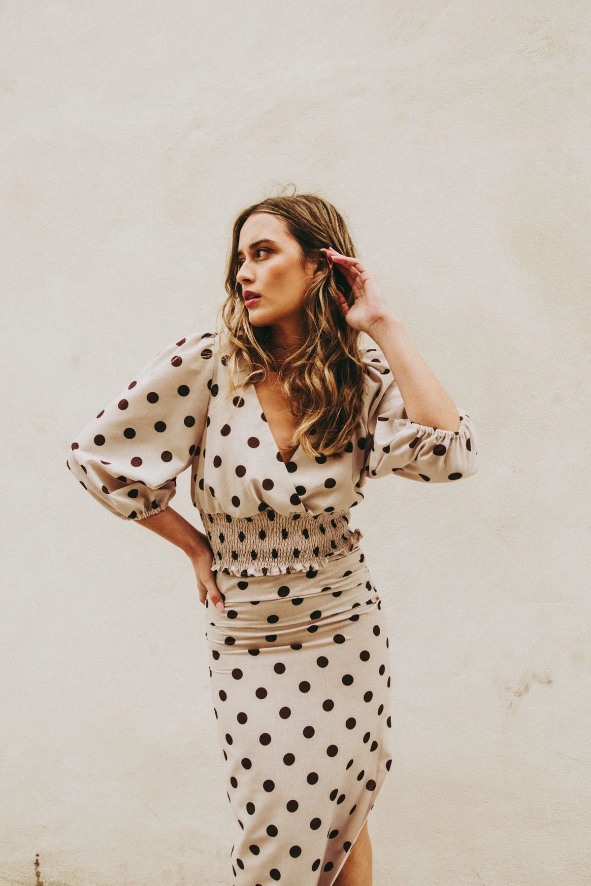 FALDA MIDI ESTAMPADA