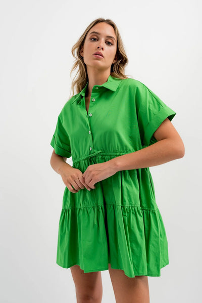 VESTIDO POPELIN PANELES