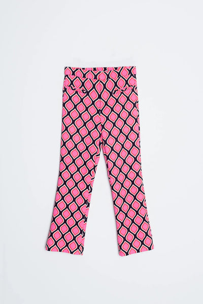 PANTALÓN MINI FLARE ESTAMPADO