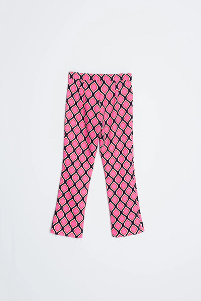 PANTALÓN MINI FLARE ESTAMPADO