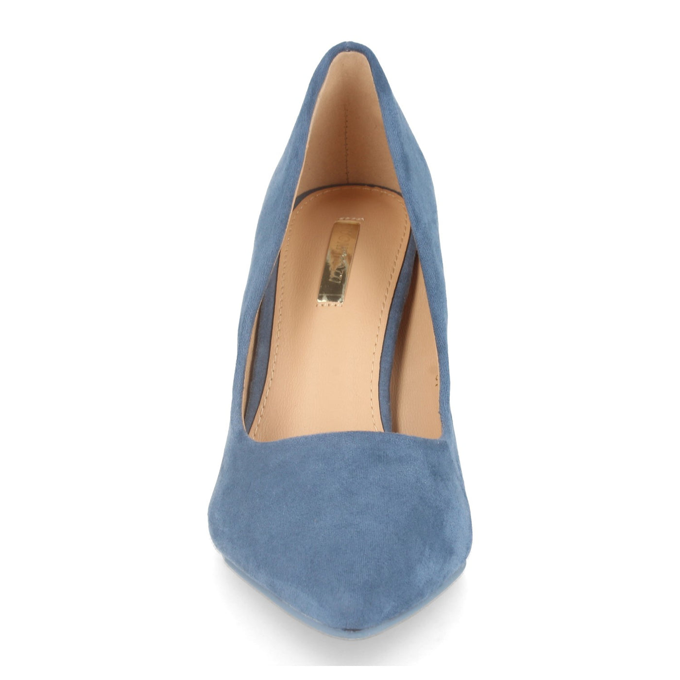 Zapato de Salon con Tacón de Aguja Azul