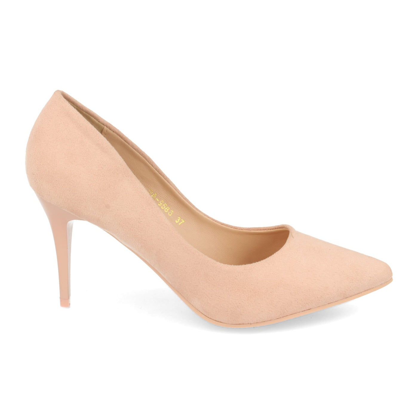 Zapato de Salon con Tacon de Aguja Rosa