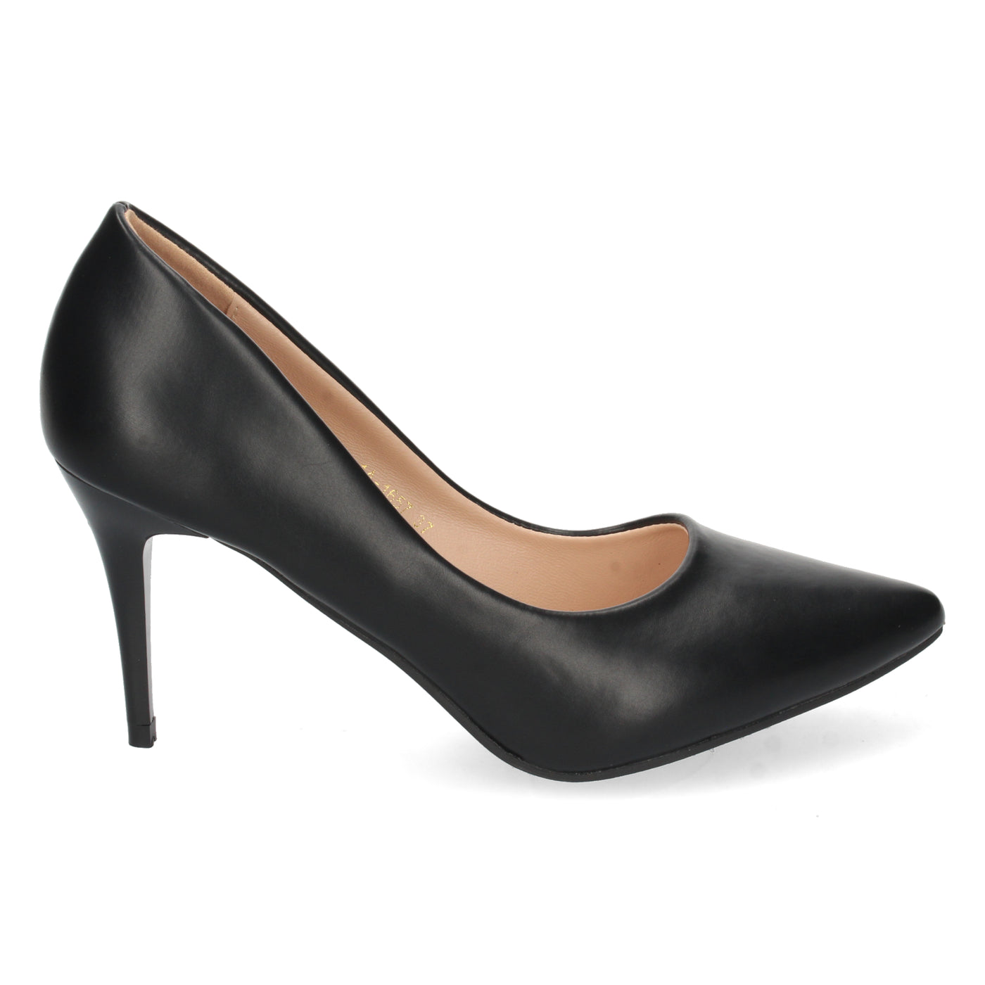 Zapato de Salon con Tacón de Aguja Negro