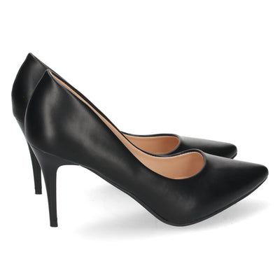 Zapato de Salon con Tacón de Aguja Negro