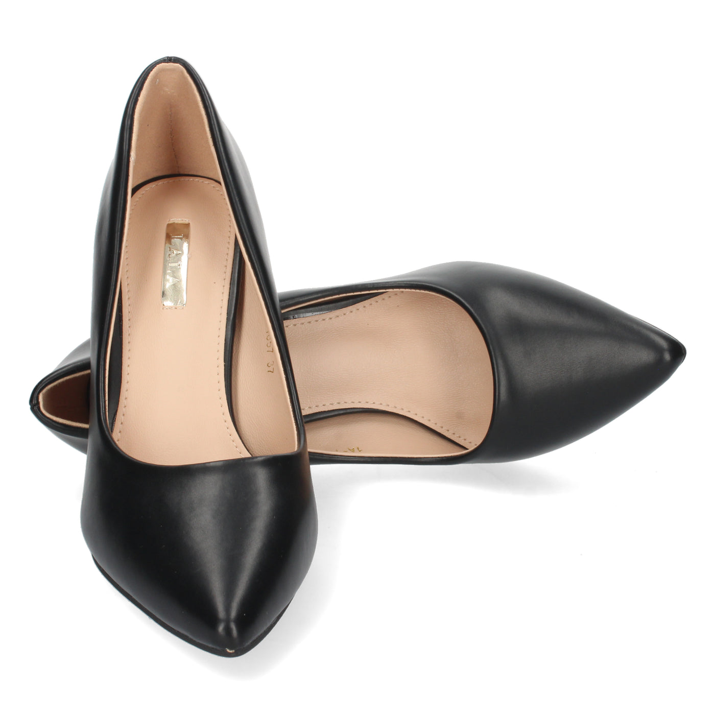 Zapato de Salon con Tacón de Aguja Negro
