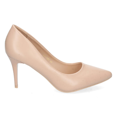 Zapato de tacon de aguja Nude