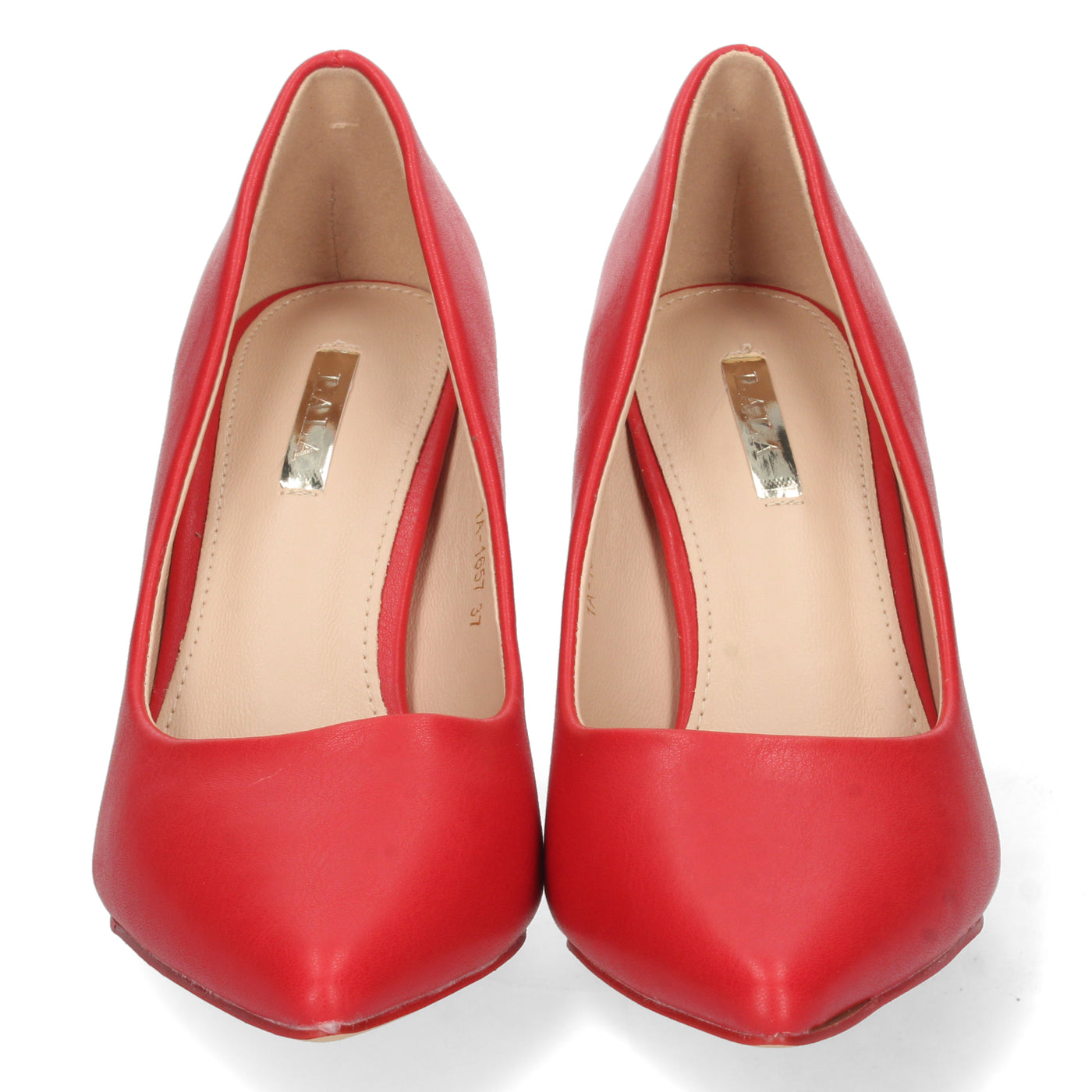 Zapato de Salon con Tacón de Aguja Rojo