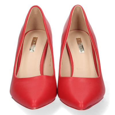 Zapato de Salon con Tacón de Aguja Rojo
