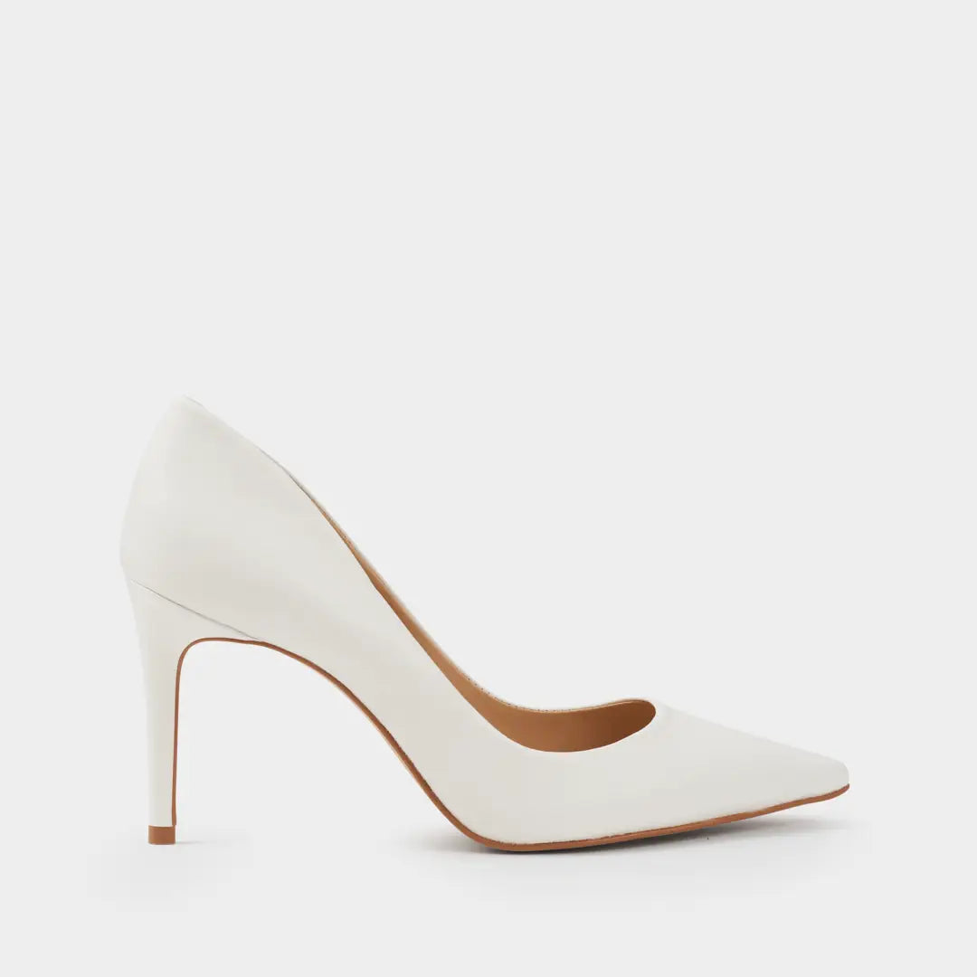 Zapatos Stilettos Venus blancos de piel de cabra