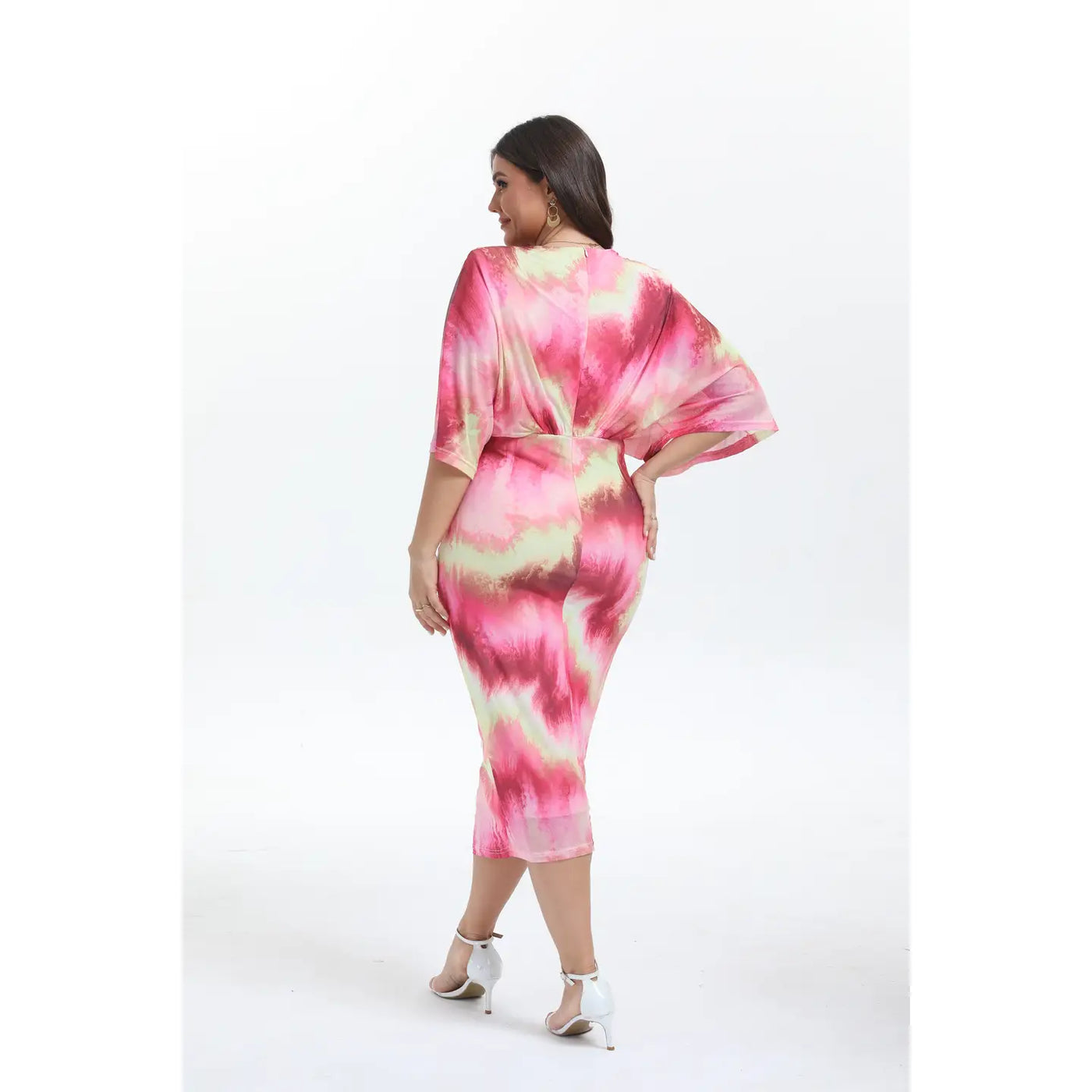Vestido midi  estampado