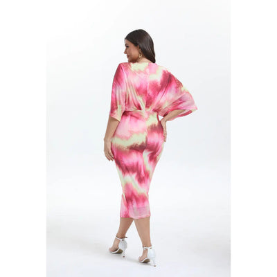 Vestido midi  estampado