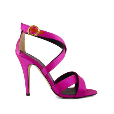 Sandalia Michelle Raso Fucsia 110mm