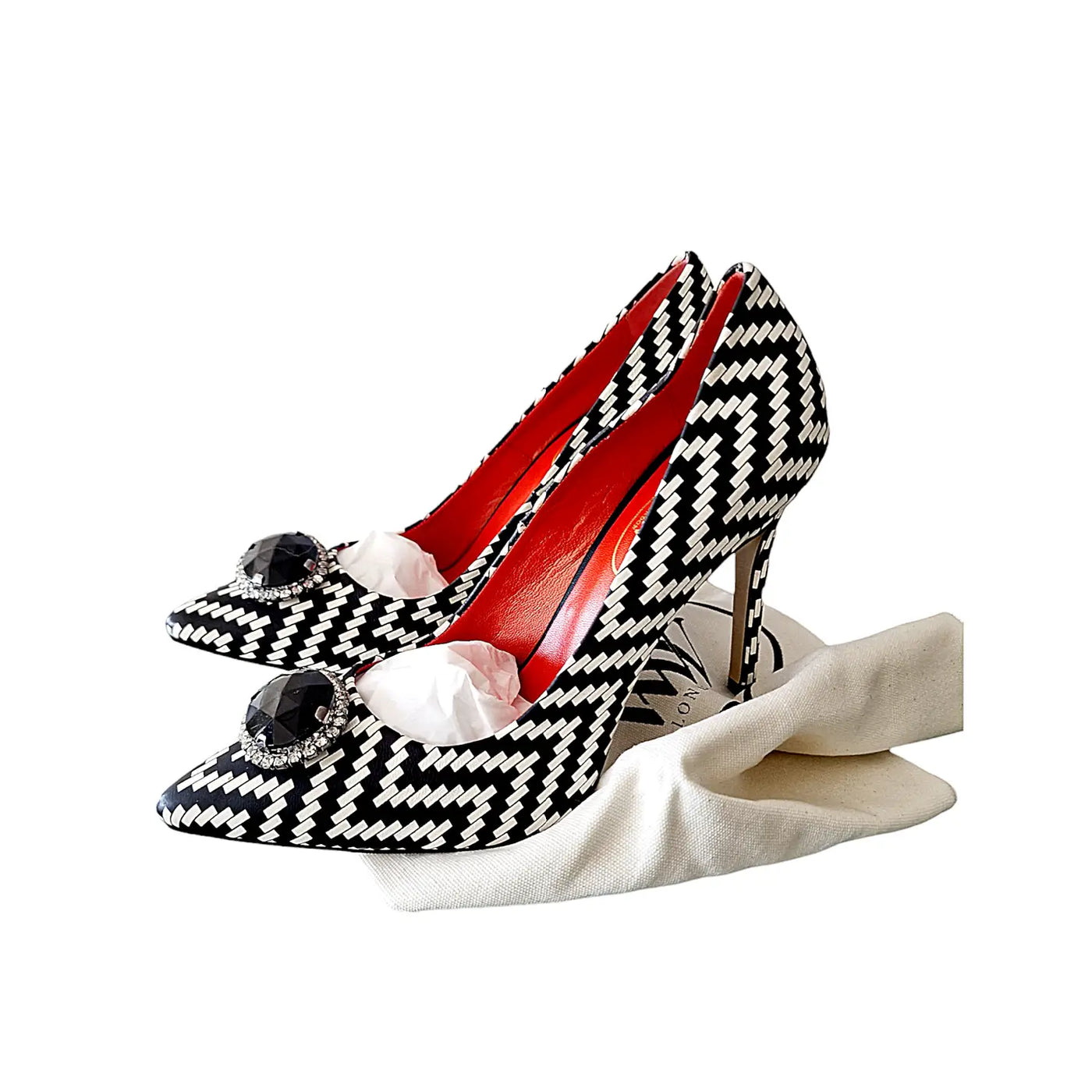 ZAPATOS DE TACÓN WOLF & ST.OZZY DE PIEL DE BECERRO CON ESTAMPADO DE CEBRA