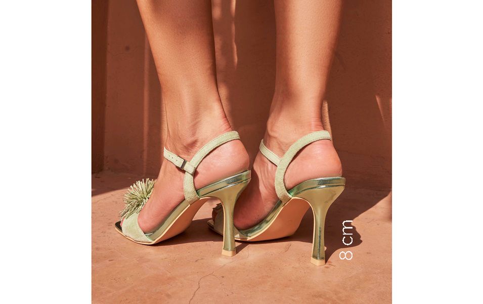 Sandalias de Fiesta 8 cm: Brillo y Estilo Sofisticado