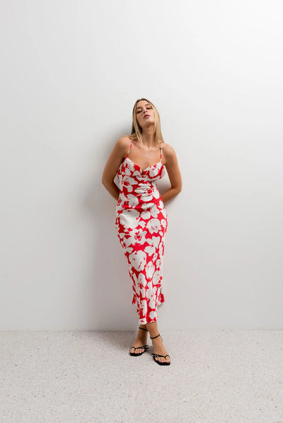 VESTIDO LENCERO ESTAMPADO