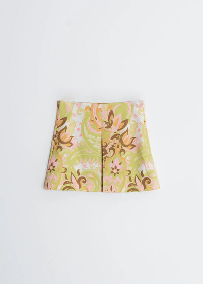 FALDA MINI ESTAMPADA
