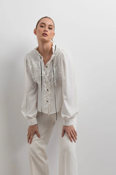 BLUSA VOLANTE LAZO