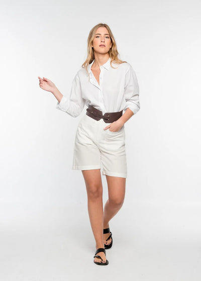 PANTALÓN CORTO DE LINO