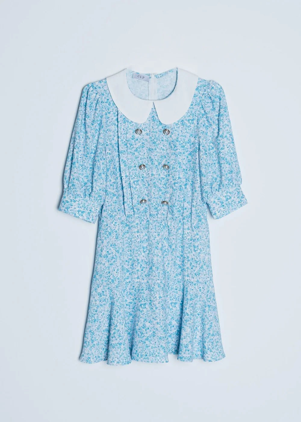 VESTIDO ESTAMPADO CUELLO BOBO