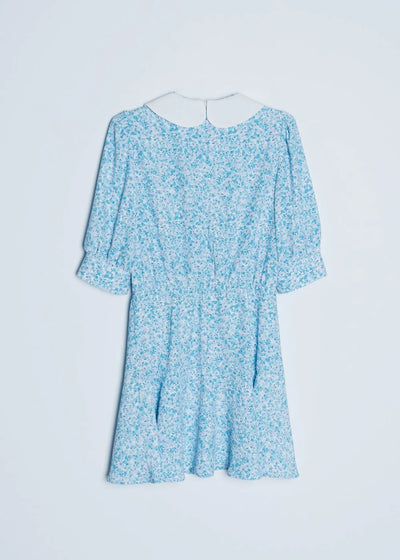 VESTIDO ESTAMPADO CUELLO BOBO