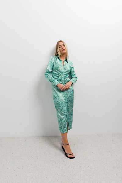 VESTIDO CAMISERO ESTAMPADO
