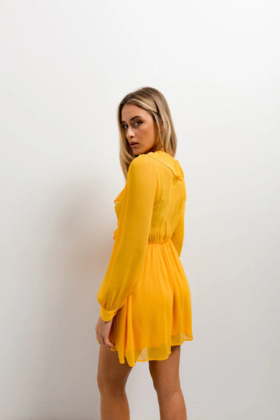VESTIDO MINI VOLANTES
