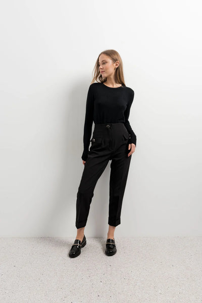 PANTALON BOTONES DORADOS