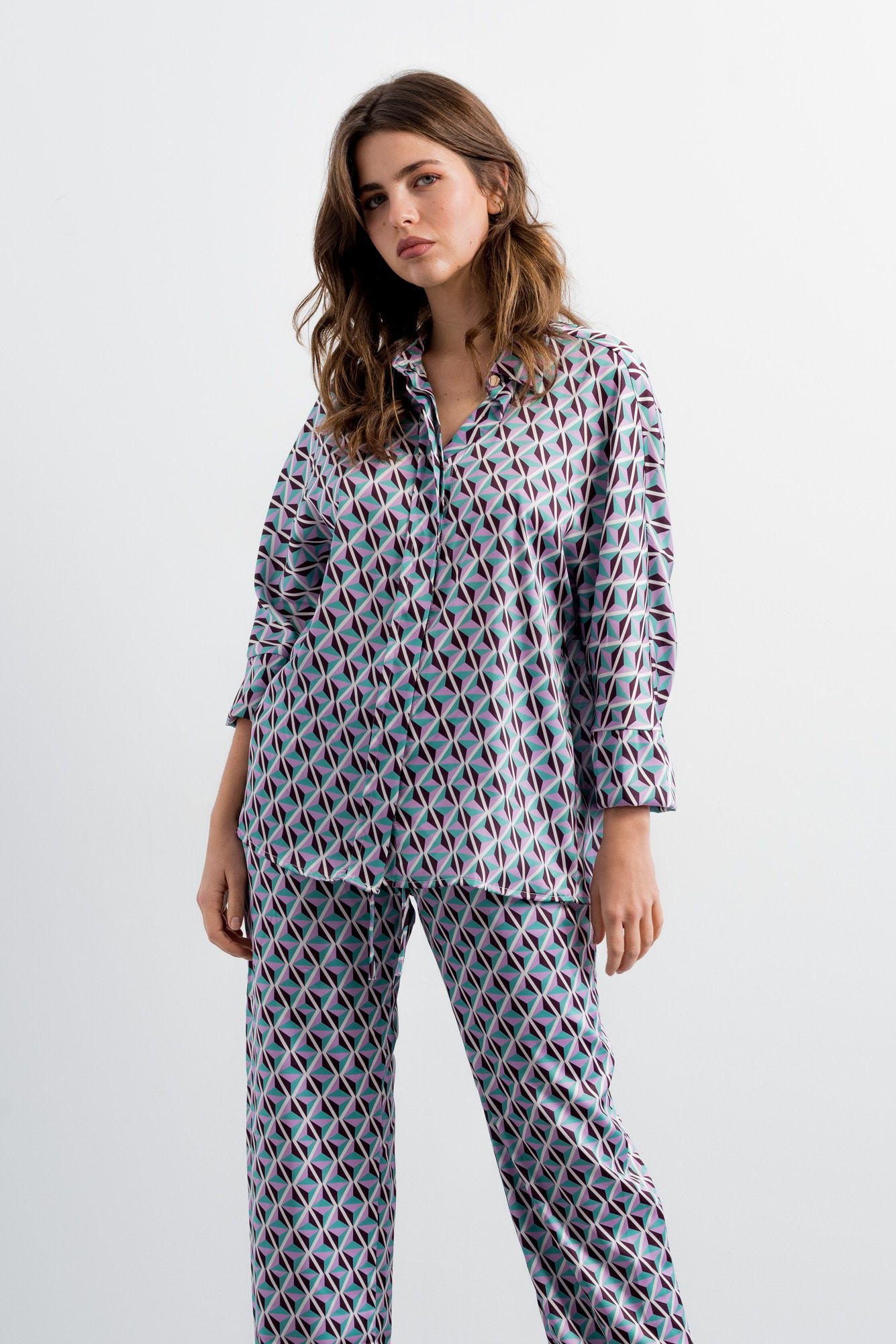 Pantalón geometricos