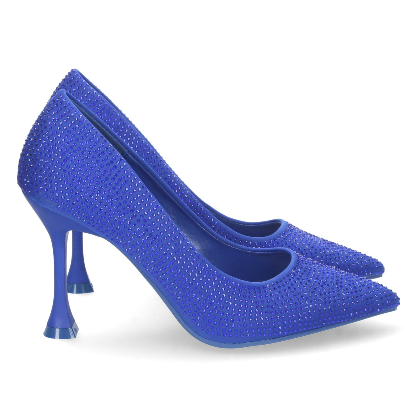 Zapato de Tacon Fino Azul
