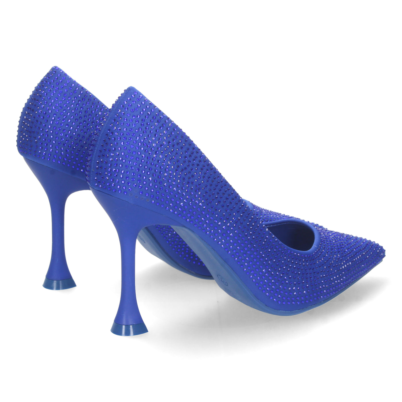Zapato de Tacon Fino Azul