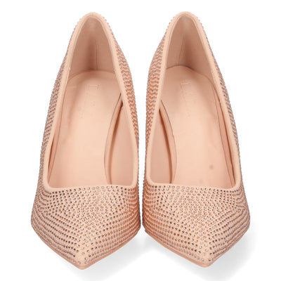 Zapato de Tacon Fino  Champan