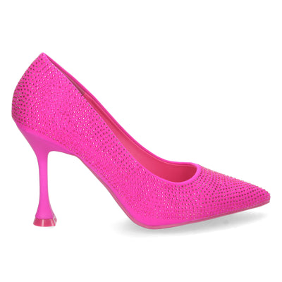 Zapato de Tacon Fino Fucsia