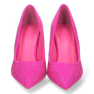 Zapato de Tacon Fino Fucsia