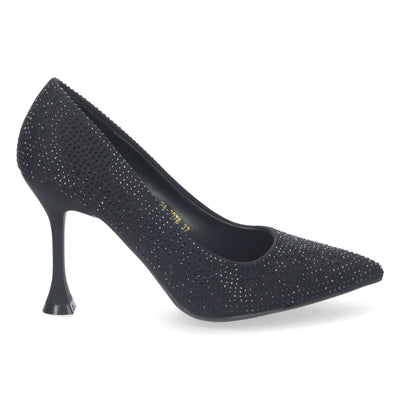 Zapato de Tacon Fino Negro