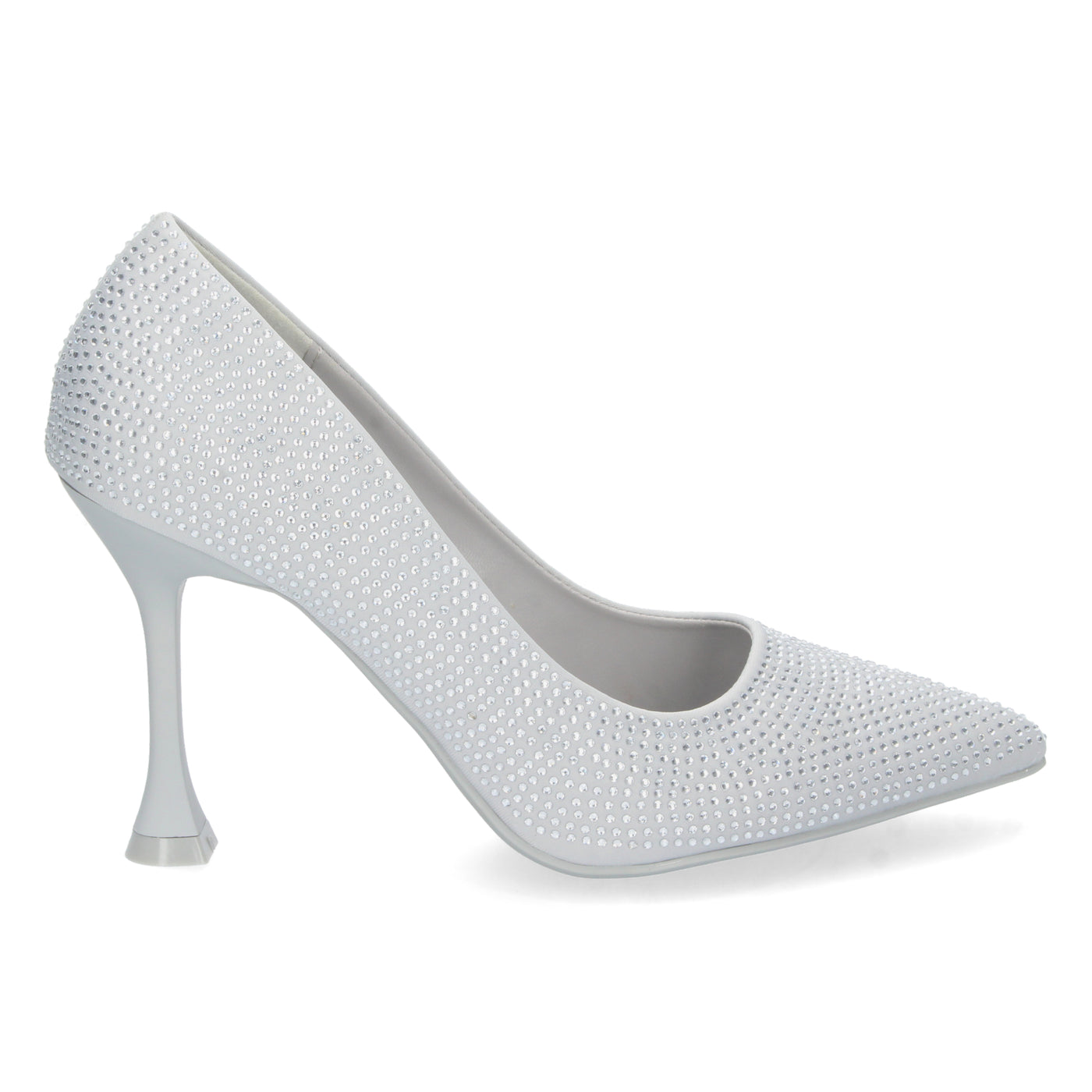 Zapato de Tacon Fino Plata