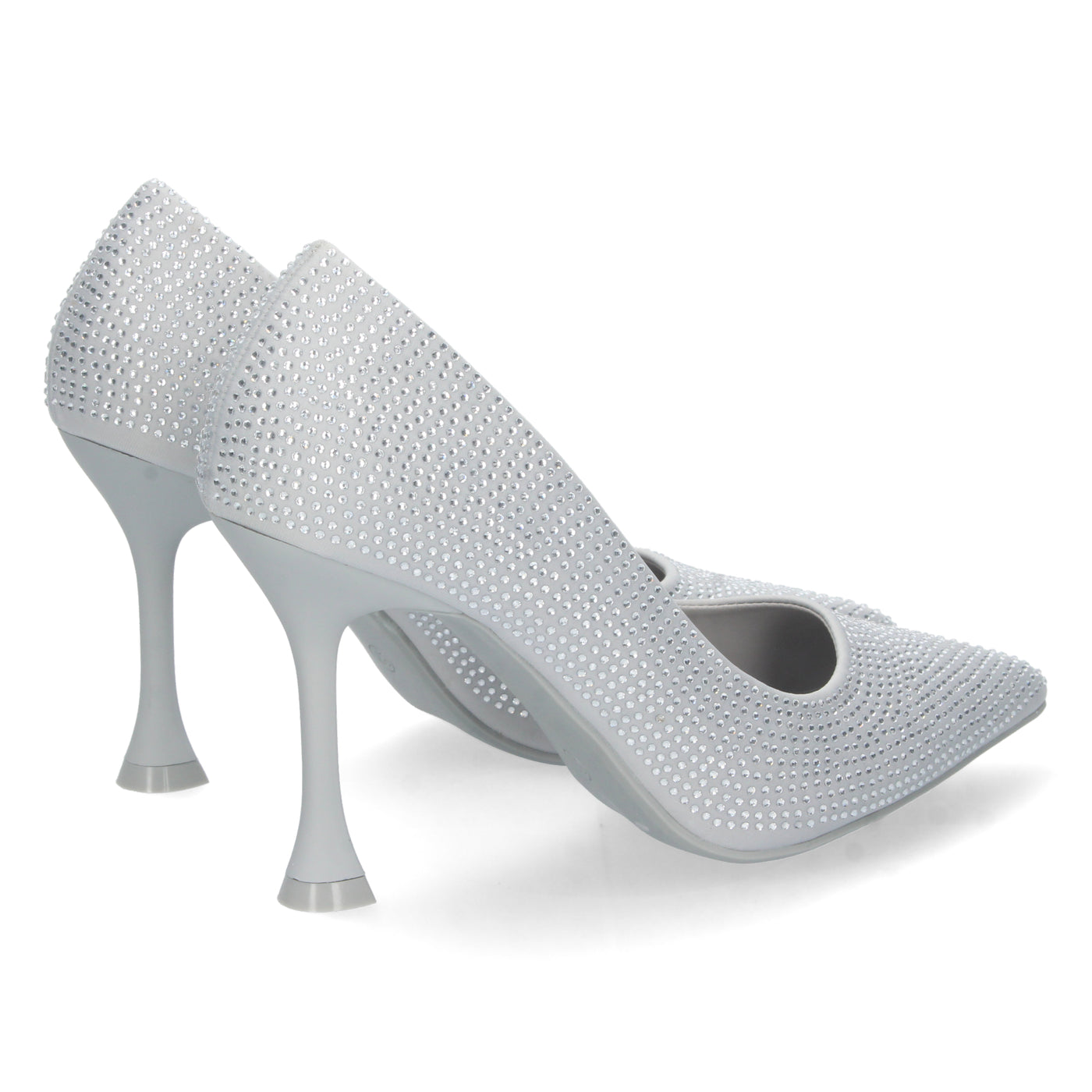Zapato de Tacon Fino Plata