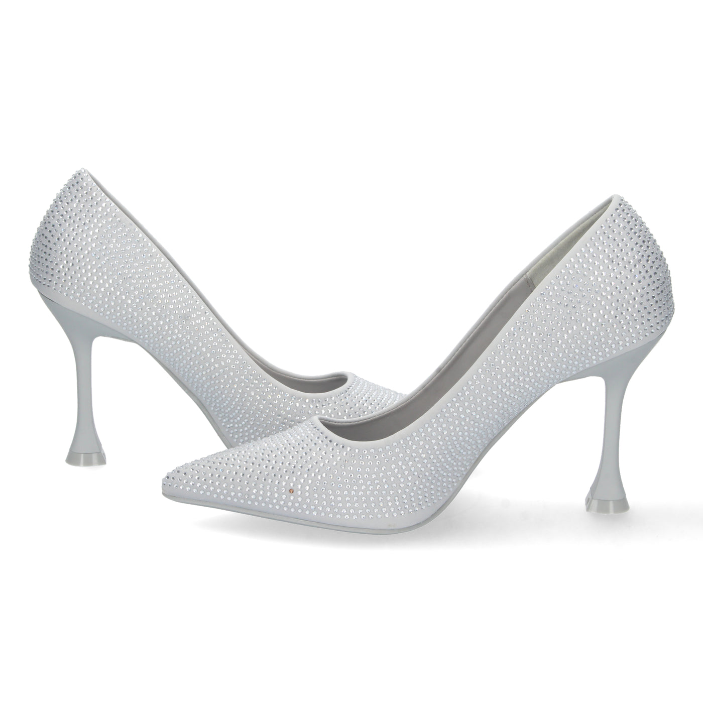 Zapato de Tacon Fino Plata