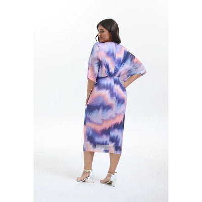 Vestido midi  estampado