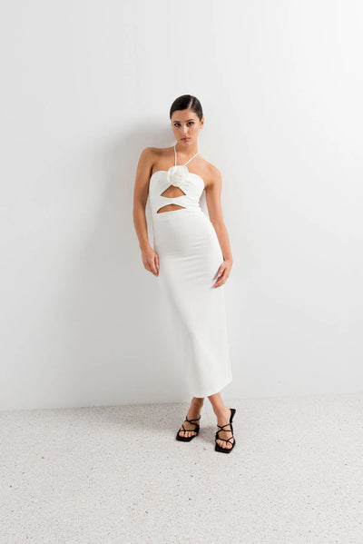 VESTIDO MAXI FLOR