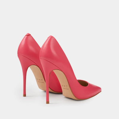 Zapatos Stilettos Venus rosa de piel de cabra