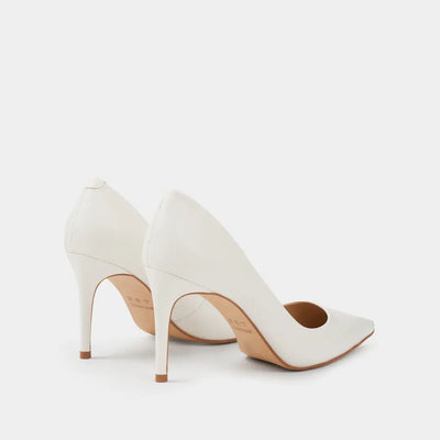 Zapatos Stilettos Venus blancos de piel de cabra