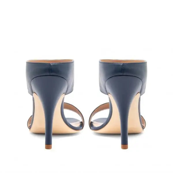 Sandalia Kriss Vitellino Azul 100mm
