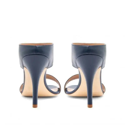 Sandalia Kriss Vitellino Azul 100mm