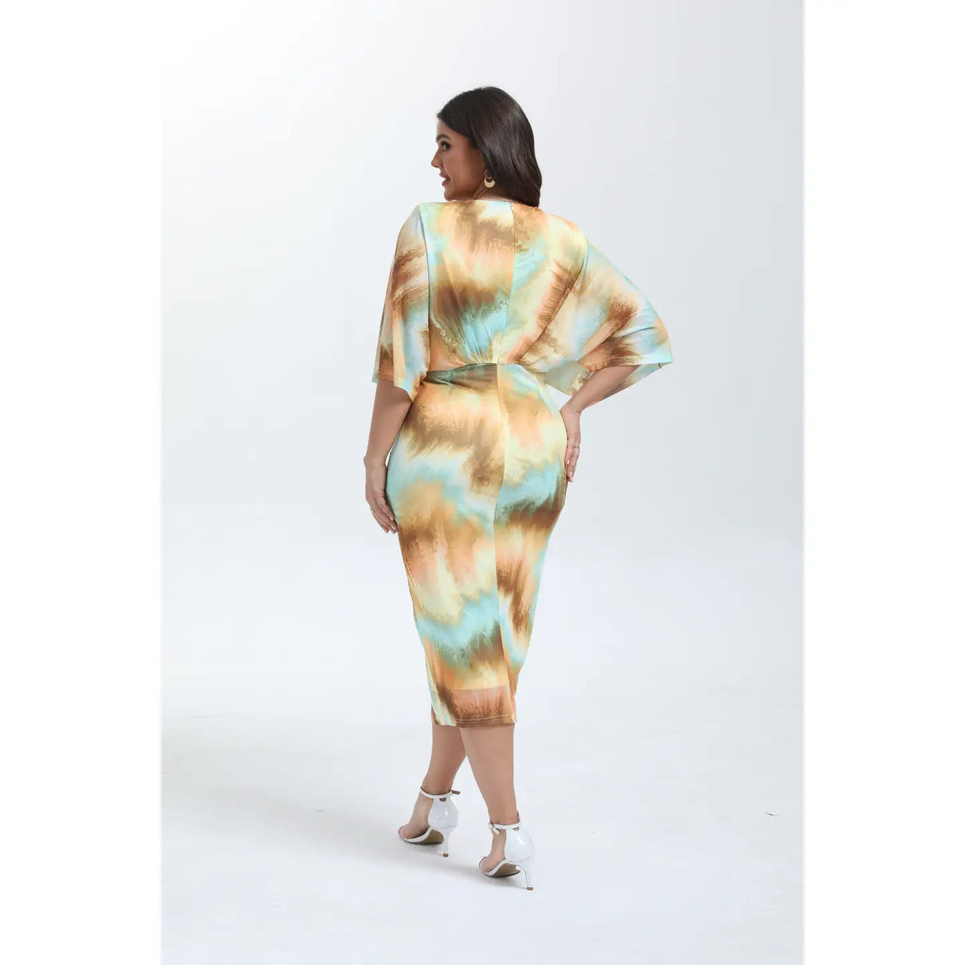 Vestido midi  estampado