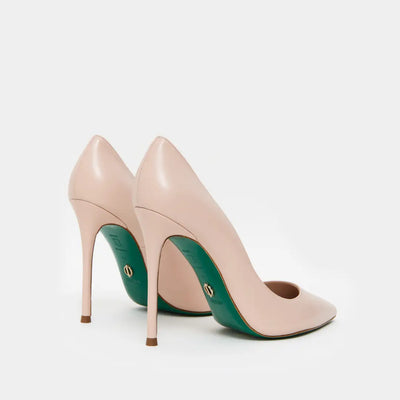 Zapatos Stilettos Madrid nude de piel de cabra.