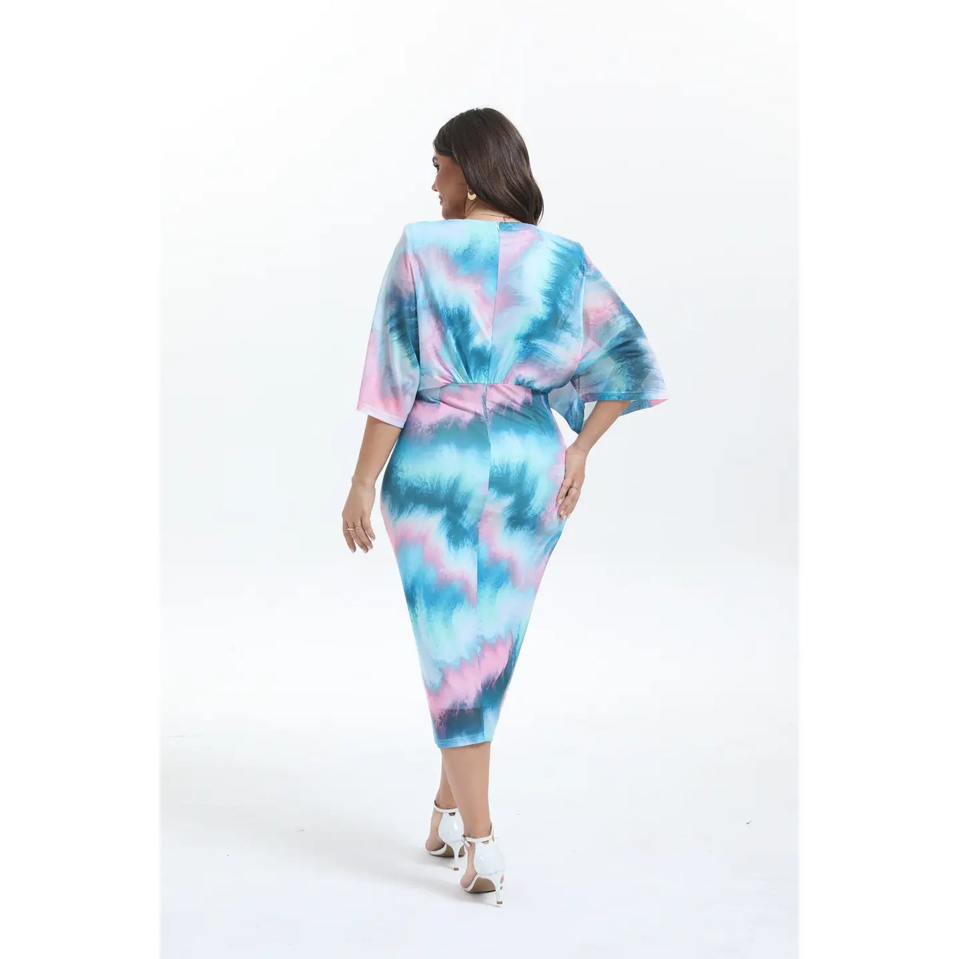 Vestido midi  estampado