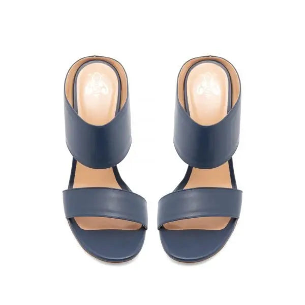 Sandalia Kriss Vitellino Azul 100mm
