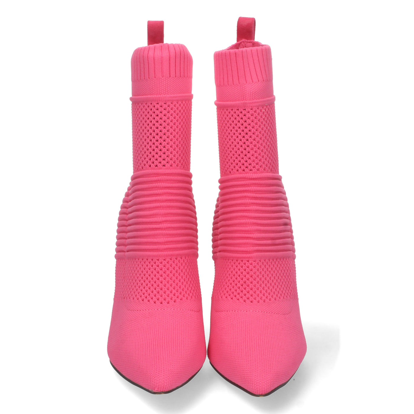 Botín con Tacón de Aguja Fucsia