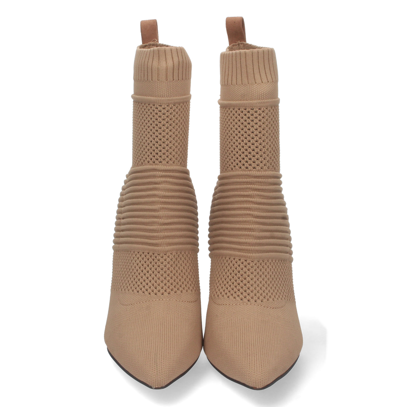 Botín con Tacón de Aguja Taupe